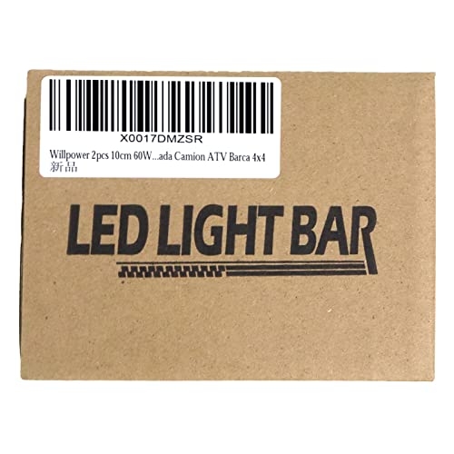 Светодиодный рабочий свет, 4 дюйма 60 Вт LED12V 24V Трехсторонний светодиодный прожектор Узкий угол IP67 Водонепроницаемый 6000K Белый для различных работ (2 куска)