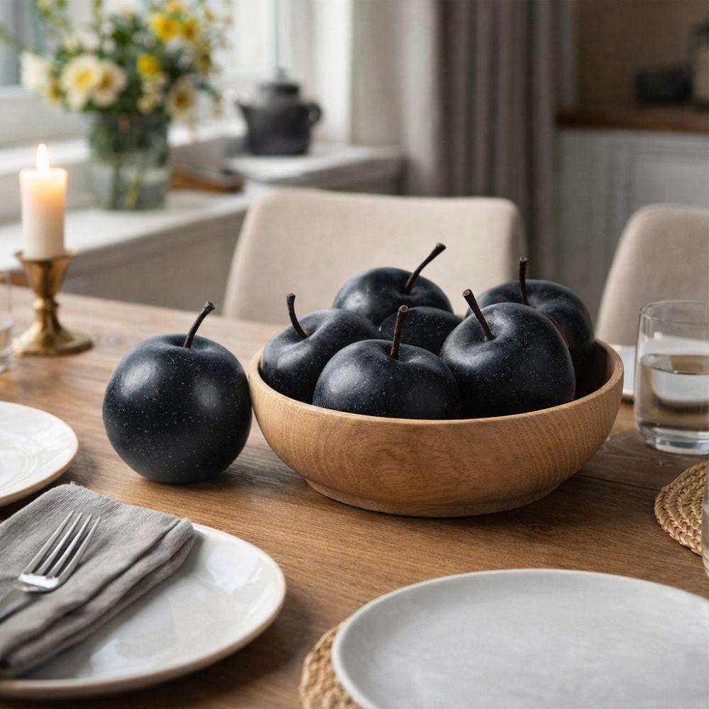 Realistic Simulation Black Pear Handicrafts Fake Fruit Models  Garden Decoration