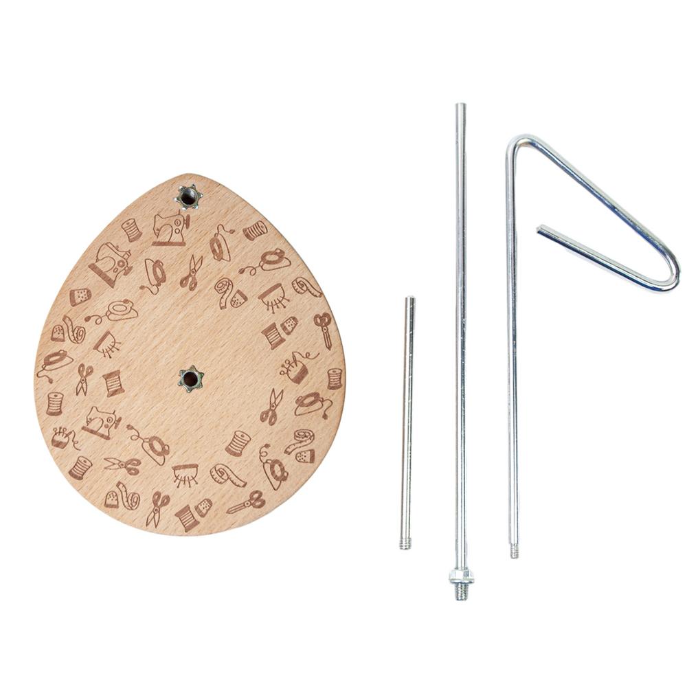 Держатель для катушек Стойка для хранения вышивальных ниток Стойка для пряжи Держатель для вышивальных ниток Для женщин Новичков Любителей рукоделия Дома В путешествии Ежедневный