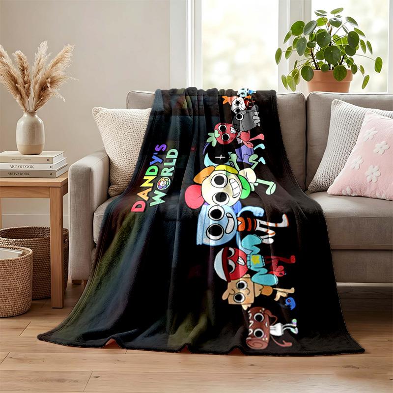 Dandys world blanket Flannel Blanket Soft Cozy Plush Throw for Sofa Bed Lightweight Home Decoration Gifts for Christmas various holidays