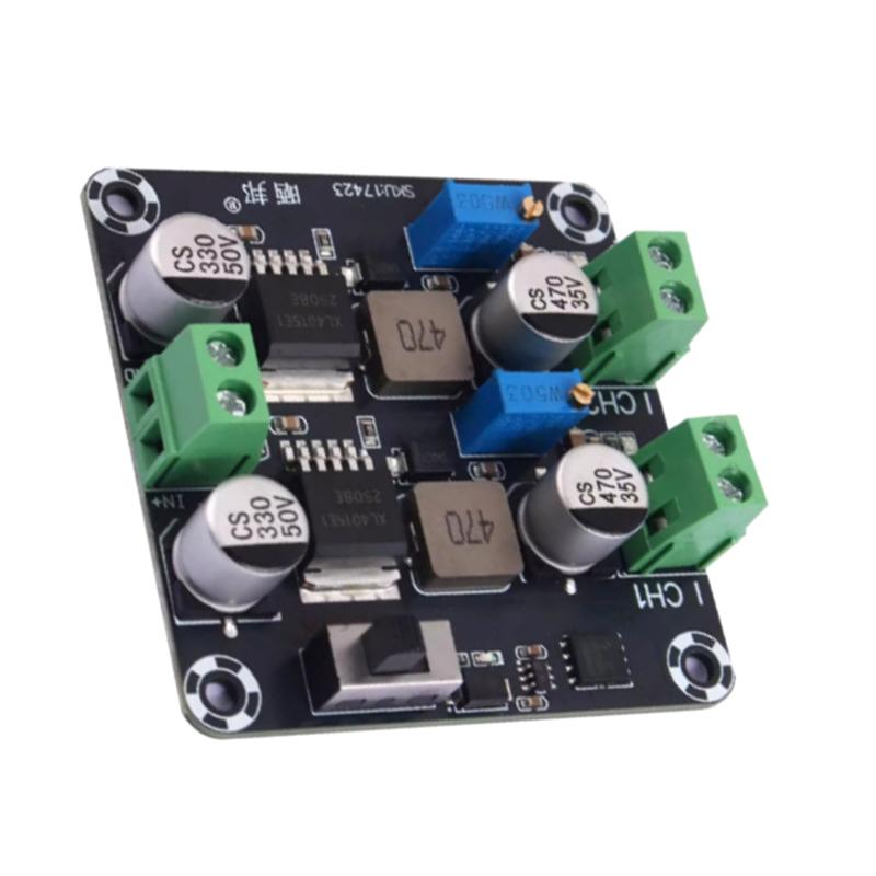 A73E-Step-Down Module DC-DC Dual-Channel Output Power Board 5V 12V 24V 5A Voltage Reduction Module