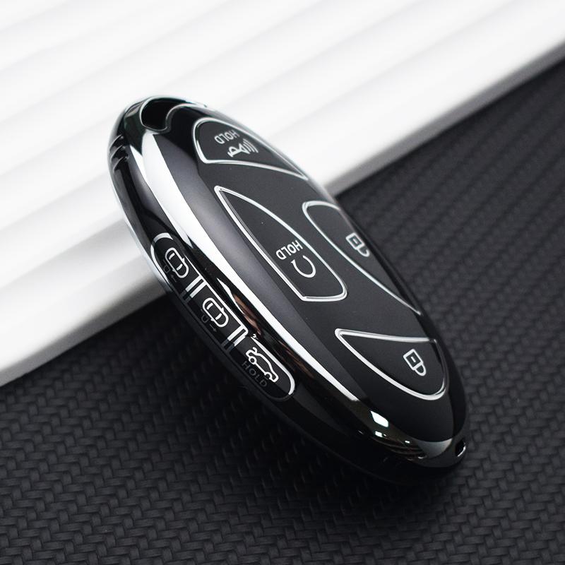 TPU Car Smart Key Case Cover For Hyundai Santa Fe Tucson 2022 Ioniq 5 Atos Prime Solaris 2021 Hyundai Palisade 5/7 Buttons