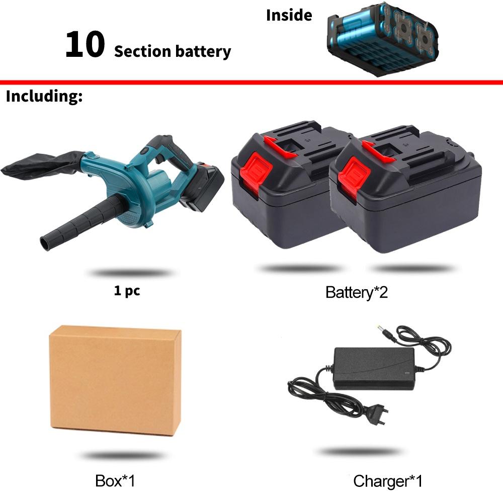 2 в 1 398VF 3000 Вт складной беспроводной электрический воздуходувка для выдувания всасывающих листьев очиститель пыли для батареи Makita 18 В