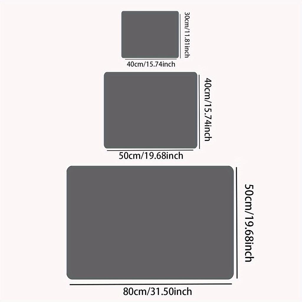 Super Absorbent Dish Drying Mat, Duty Kitchen Counter Pad, Heat-Resistant Up To, Non-Slip Dishwasher Drainage Mat for Coffee Machine, Sink, Countertop