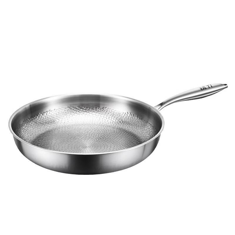 PuPan Pure Titanium Non-Stick Flat Bottom Frying Pan