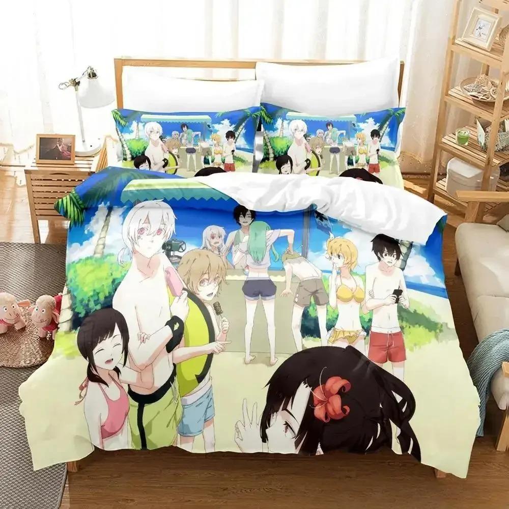Kagerou Project Комплект постельного белья Односпальная кровать Twin Full Queen King Size Комплект постельного белья для взрослых и детей, комплект постельного белья с 3D-аниме