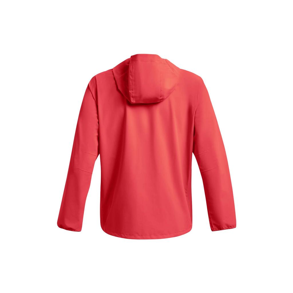 Under Armour Мужская эластичная куртка Stormproof Cloudstrike с однотонным логотипом и капюшоном на молнии 1376066-628