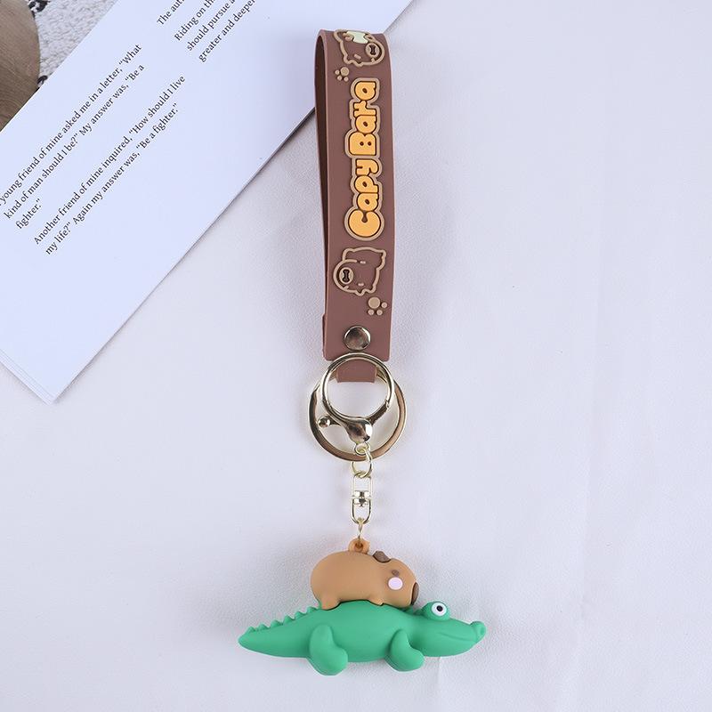 Новый брелок-капибара, милый дельфин, подвеска для рюкзака, автомобиля, детская кукла, маленький подарок