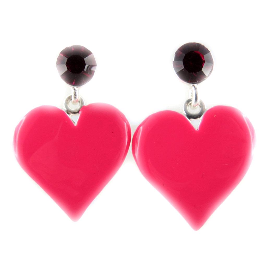 Dolce Vita [L2375] - Pink 'Love' Designer Earrings