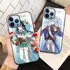 Чехол для телефона Genshin Impact для Iphone 11 14pro Max 13 12 Mini Xs Xr X, чехол из закаленного стекла для Iphone 7 8 6s Plus Se 2022