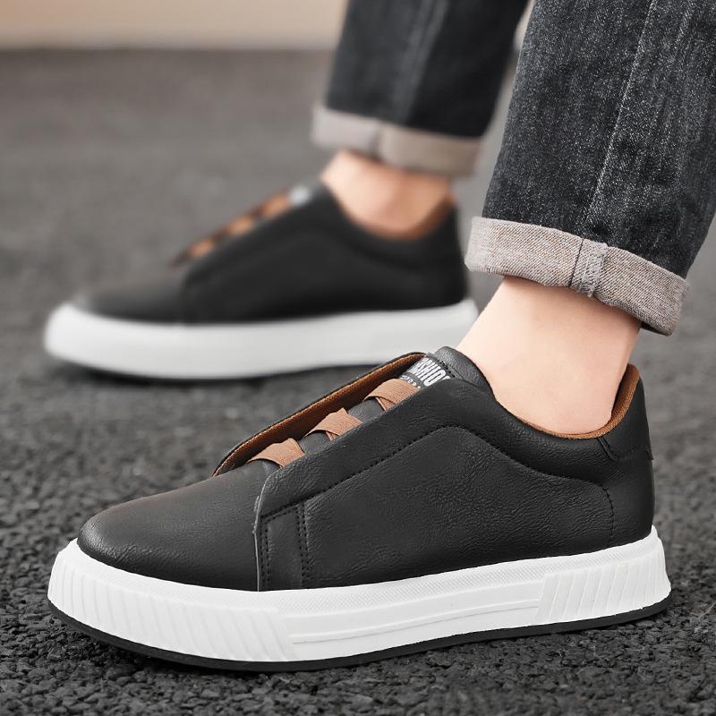 Новые повседневные туфли и кожаные туфли на весну 1999 года. Универсальная и индивидуальная мужская обувь в корейском стиле. Обувь для скейтбординга. Модные и трендовые белые туфли.