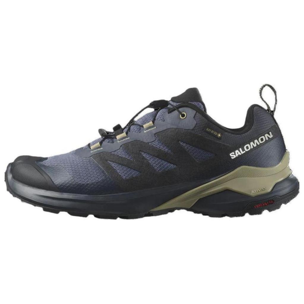 SALOMON X-Adventure Comfortable Versatile Shock Absorbing Non-Slip Wear-Resistant Low-Top Running Shoes Men Running Shoes Blue Black 475260