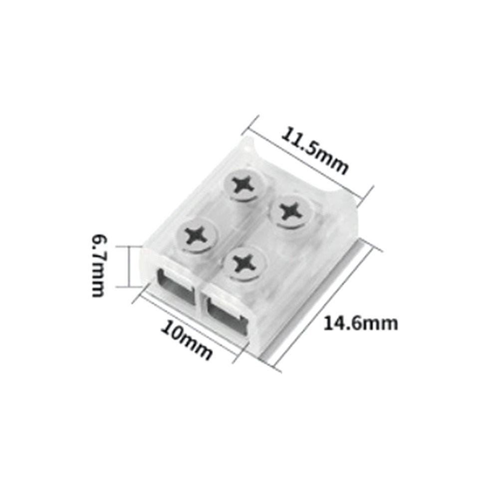 Пряжки для светодиодной ленты PP 8 мм 10 мм COB Клеммные аксессуары Зажимная муфта для светодиодной ленты