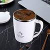Stainless Steel Coffee Mug With Handle and Lid Traveling Cup Portable Coffee Cup