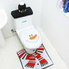 Christmas Bathroom Accessories Xmas Decor Christmas Supplies Toilet Decoration Toilet Seat Cover