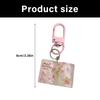 Cartoon Butterfly Flower Book Pendant Keychain Cute Resin Charm For Keys Bags Gift Decorative Accessory