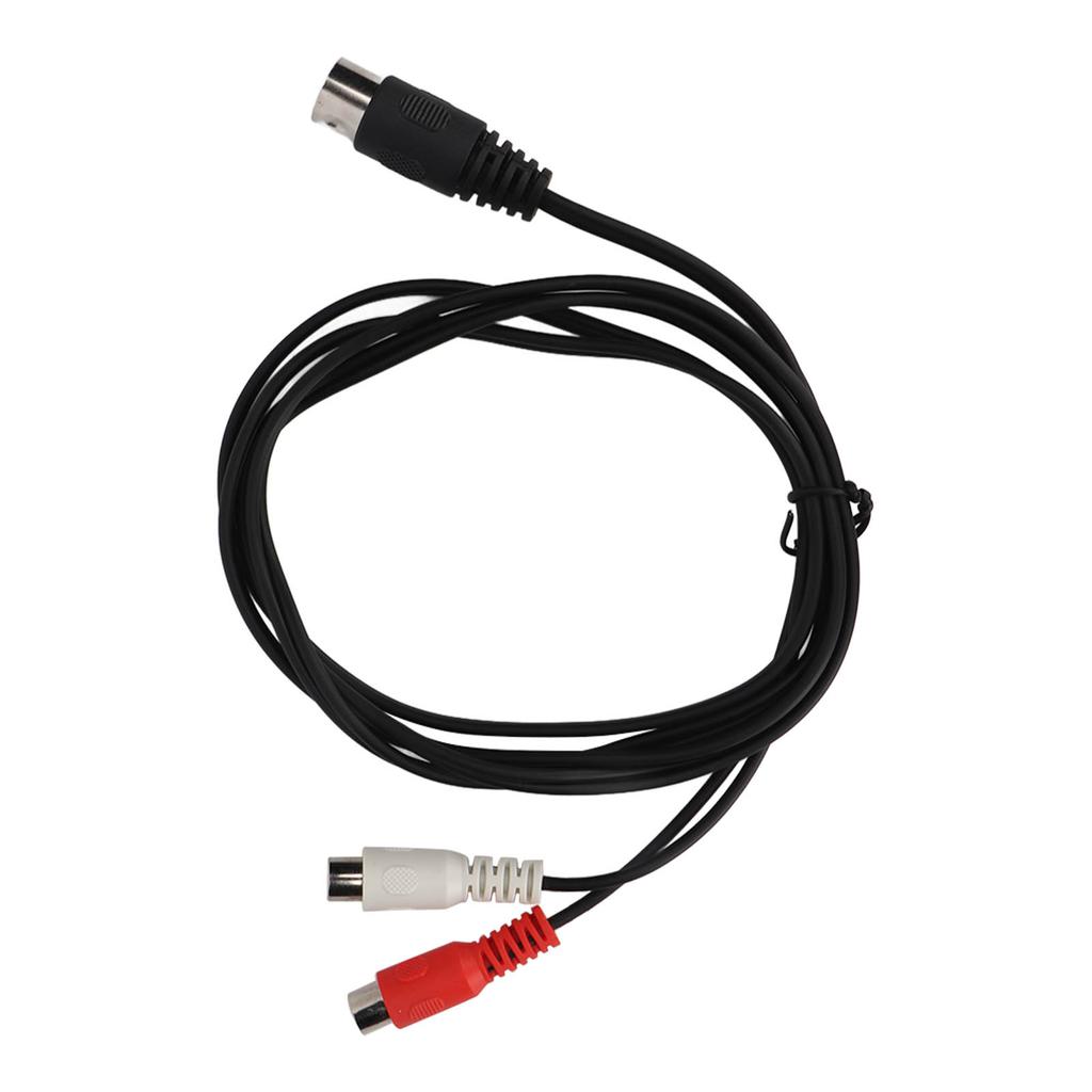 DIN 5PIN Male To 2RCA Female Cable Professional RCA Adapter Cable for Old Sound Equipment 4.9ft