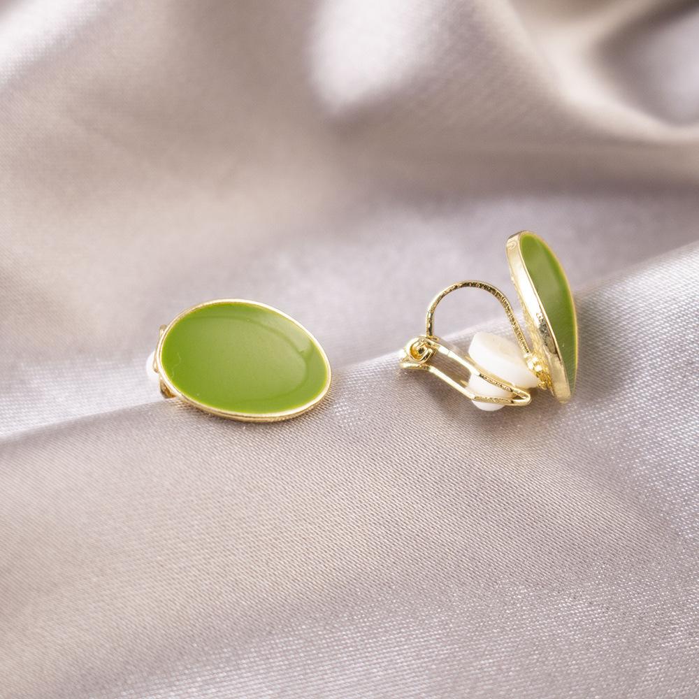 Универсальные легкие роскошные клипсы для ушей без проколов, повседневные высококачественные треугольные клипсы для ушей, универсальные женские серьги