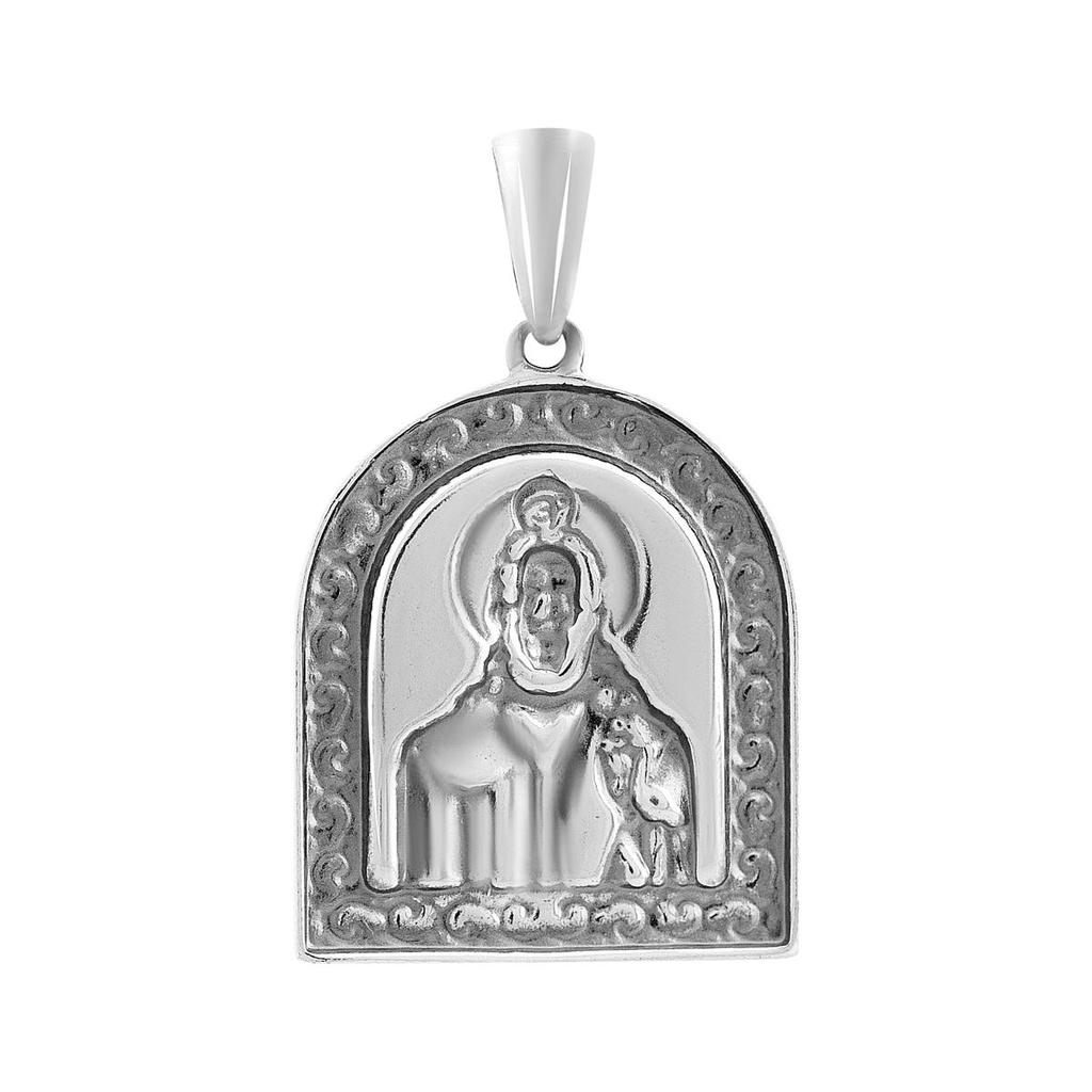 Серебряная подвеска без камней (2156154)