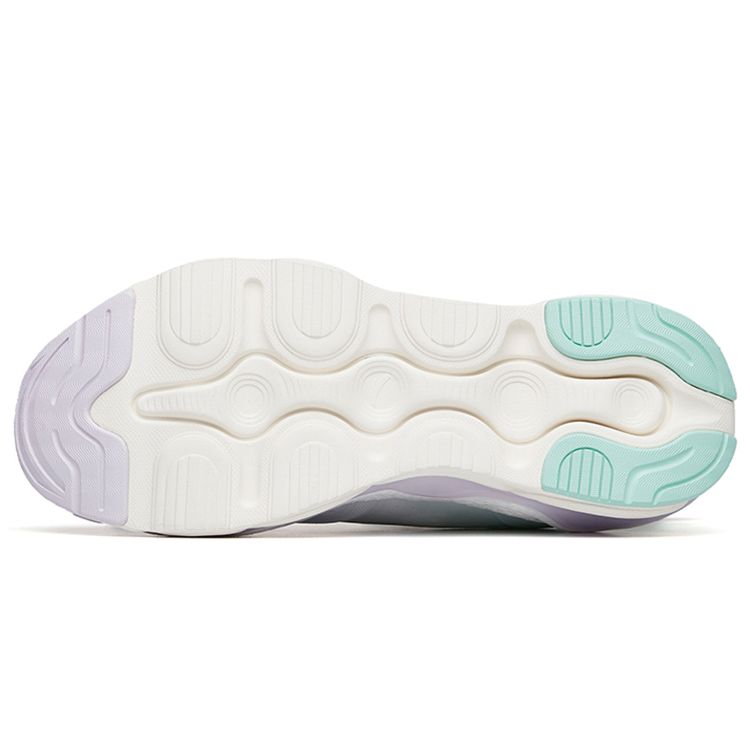 Anta Амортизирующие спортивные амортизирующие нескользящие износостойкие дышащие низкие кроссовки для бега женские кроссовки фиолетово-зеленые 122225586-1