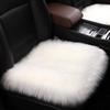 1 шт. чехол для автомобильного сиденья из искусственного меха, плюшевый зимний белый универсальный автомобильный интерьерный коврик из искусственной шерсти, теплый и роскошный плюшевый коврик