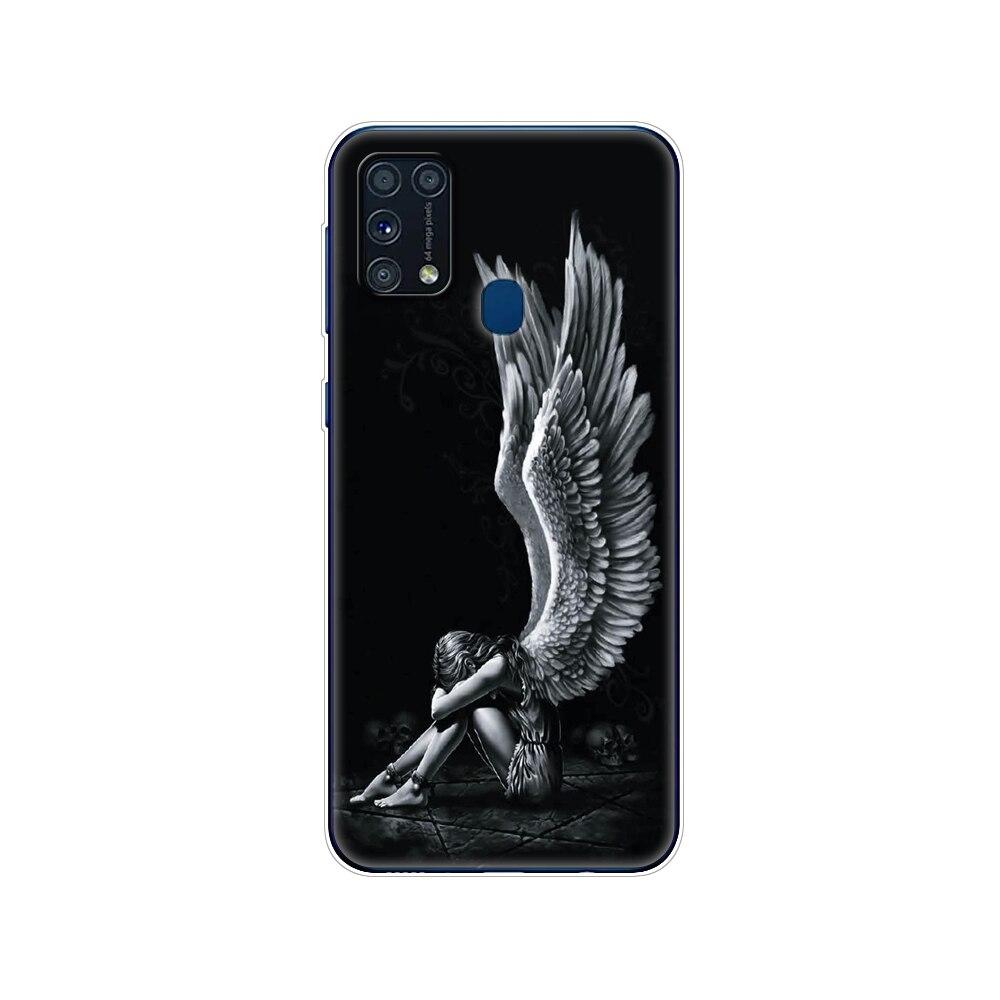 For Samsung M31 Case 6.4" Silicon Soft Tpu Cover For Samsung Galaxy M31 M 31 SM-M315FZBVSER M315 Phone Back Protective Shell