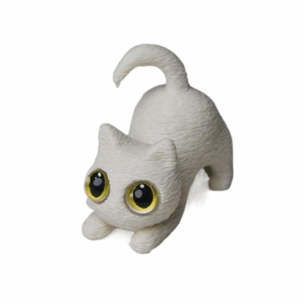 PLA 3D-печатные фигурки кошек Игрушки Модель Котёнок Микро-ландшафтные поделки Дом с привидениями