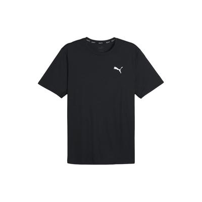 Футболка Run Favorite Velocity Tee, однотонная, повседневная, с круглым вырезом, прямая, с коротким рукавом, мужские топы, черная 525456-01
