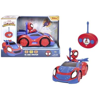 SMOBY - Человек-паук - Машинка на радиоуправлении - 17 см - Фигурка Человека-паука в комплекте