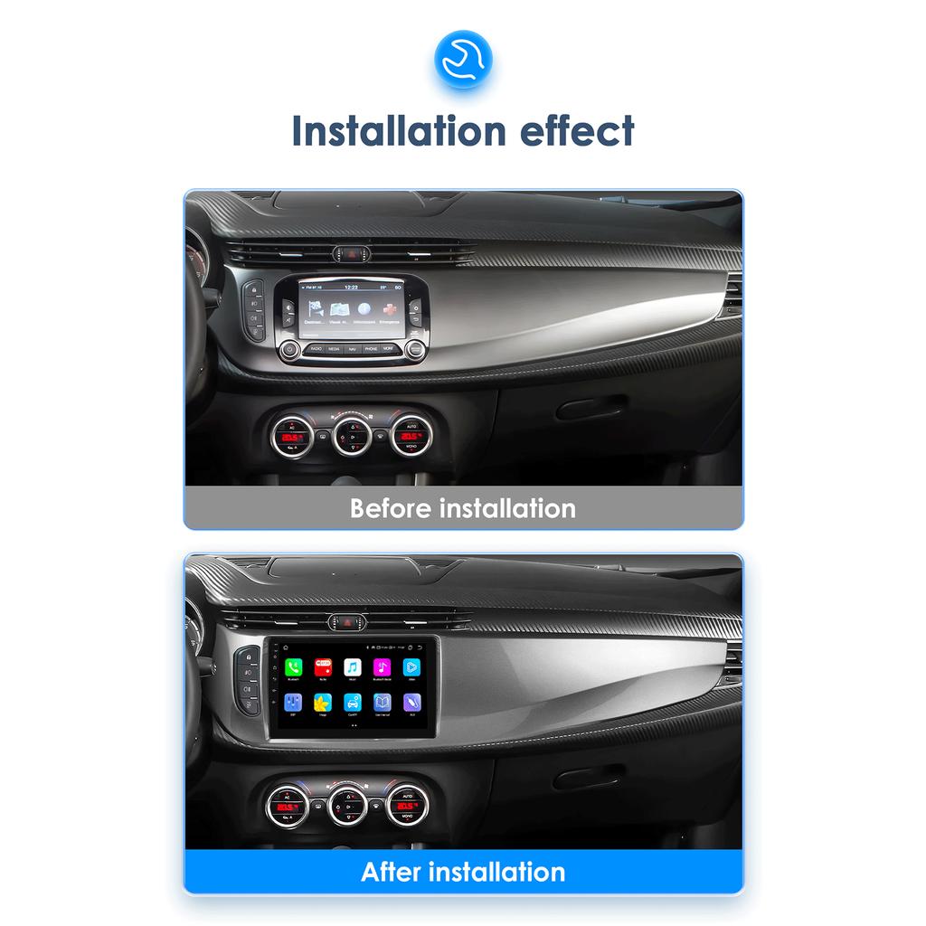 Hizpo 2Din Android 13 автомобильный радиоприемник мультимедиа видеоплеер для Alfa Romeo Giulietta 2015 - 2018 навигация GPS 4G Carplay Auto интеллектуальный экран WIFI