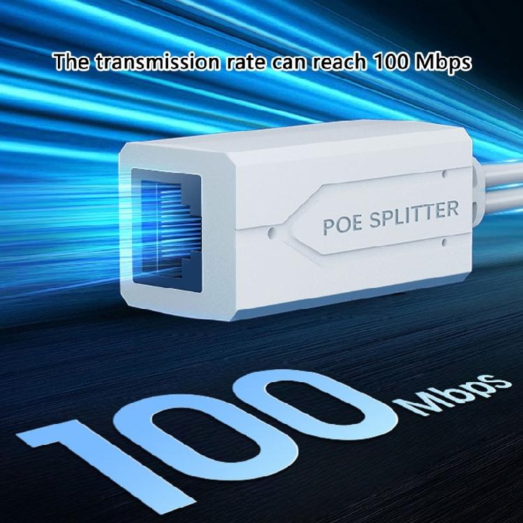 Встроенная защита от короткого замыкания USB/Type-C PoE-сплиттер Блок питания Преобразователи 40 В в 5 В для камер видеонаблюдения