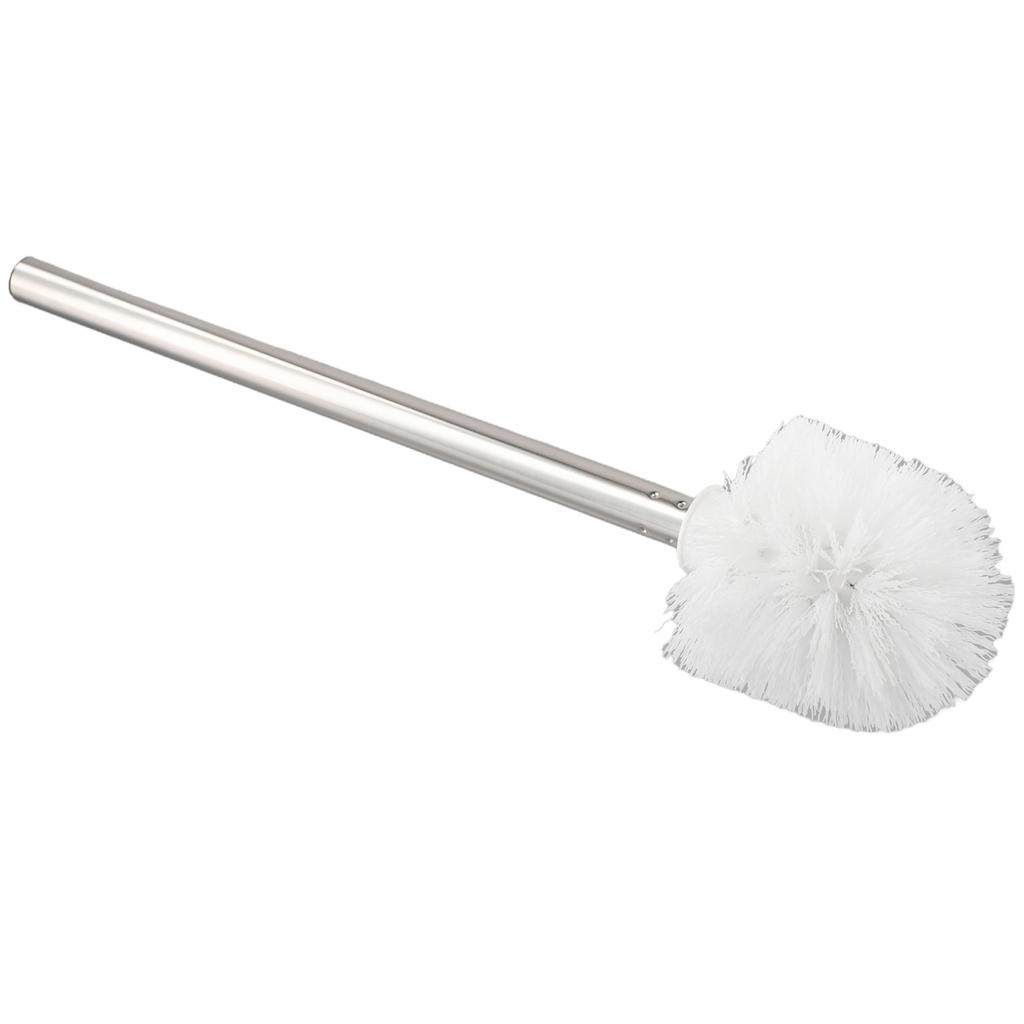New Accessories Toilet Brush Scrubbers Head & Handle Stainless Steel Bathroom
