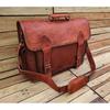 Handmade Leather Messenger Bag, Personalised Laptop Bag, Men’s Briefcase Bag, Leather Crossbody Satchel