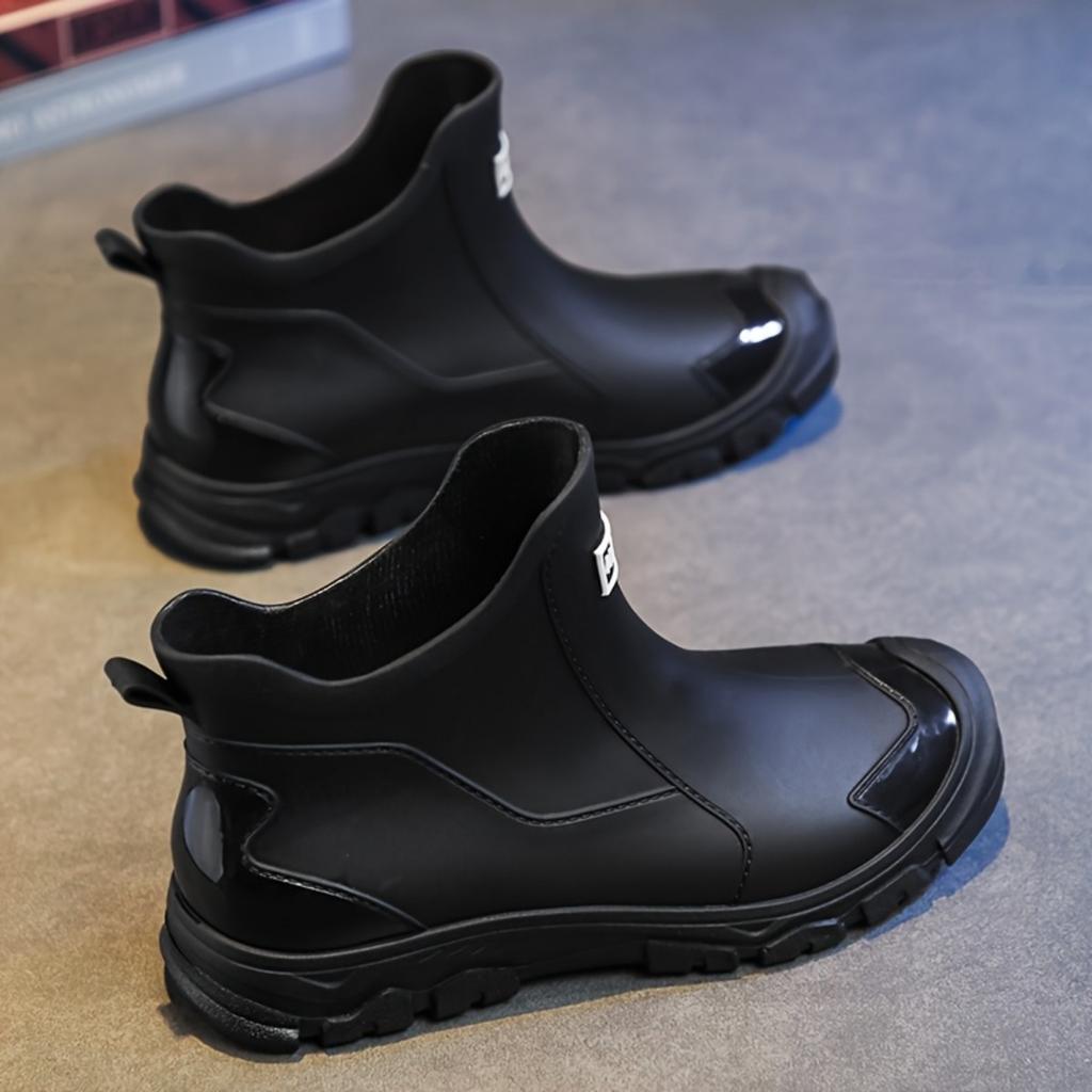 Женские и мужские модные резиновые сапоги, дождевые сапоги, высококачественные, водонепроницаемые и нескользящие дождевые сапоги, водные сапоги, садовая обувь, обувь для рыбалки