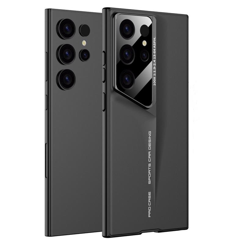 Luxury Ultra Slim Square Phone Case For Samsung Galaxy S24 Ultra S23Ultra Shockproof PC Matte Pure Color Hard Cover