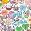 2026 Cartoon Summer Tropical style Embroidered Patches Coconut Shell Hat Slippers Patch Iron On Patches For Clothing Decoration