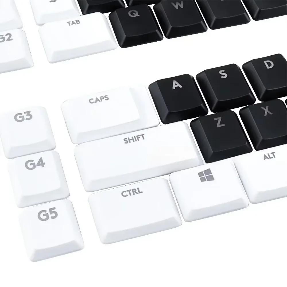 Xiaomi Для механической клавиатуры Logitech G915\G913 G815\G813\TKL Серии Большой Набор Подсвечиваемых Запасных Колпачков Клавиш Текстурированные Нескользящие
