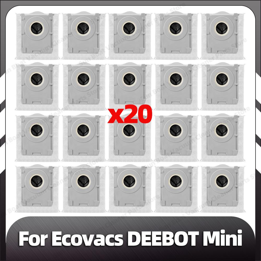 Compatible for Ecovacs DEEBOOT Mini Replacement Main Side Brush HEPA Filter Mop Pad Dust Bag Spare Parts Accessories