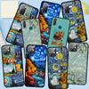 Phone Case for Samsung Galaxy S25 S24 S23 iPhone 16 15 Xiaomi Redmi Note 14 13 12 16E X 11 Pro Max OPPO Moto Huawei Van Gogh Painting Sunflower Cover
