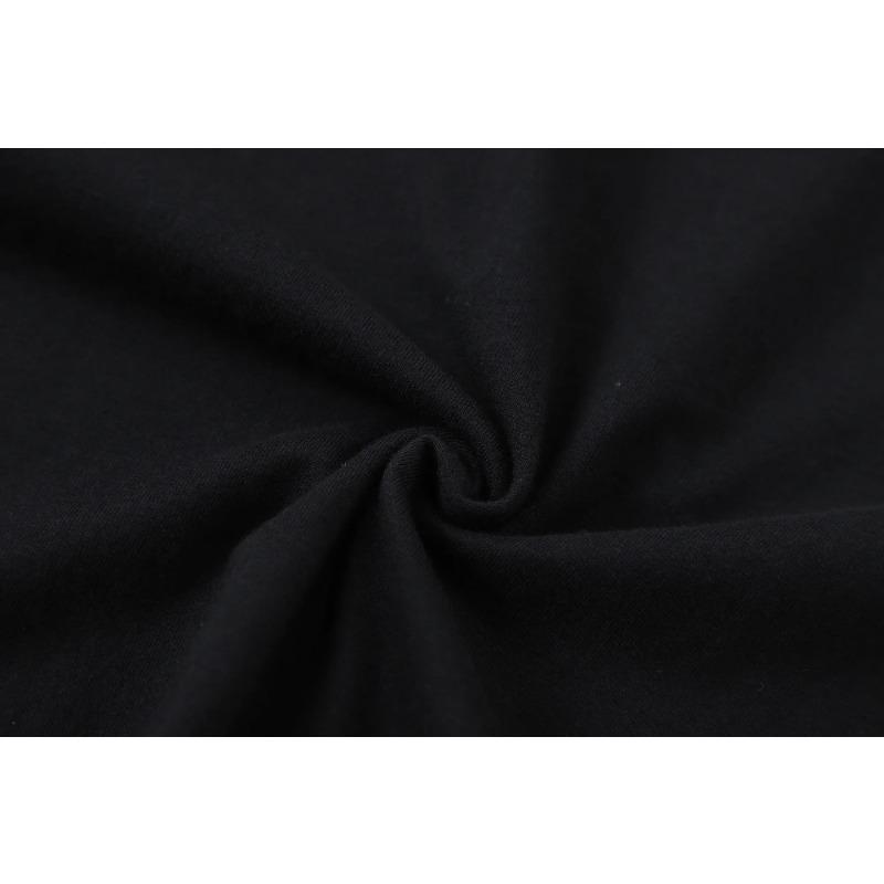 Женская футболка с принтом кота Daily Weekend, черная, с коротким рукавом и забавным круглым вырезом