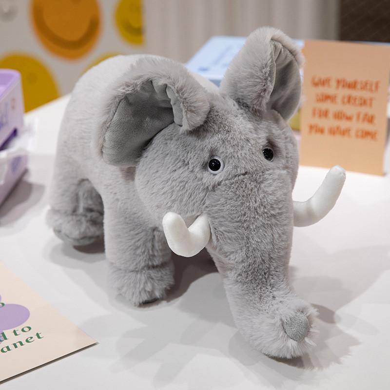 Adorable Plush Elephant Toy Stuffed Animal Cute Doll Perfect Birthday Gift Soft Hug Pillow