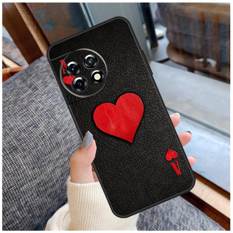 Чехол "Туз Пик" для OnePlus 15 12R 13R 13T 10T 8T 13 12 11 10 Pro Nord 5 CE 2 3 4 Lite N20 N30 Чехол