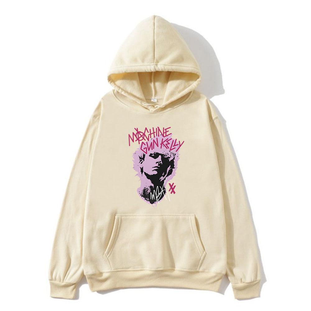 Толстовки Mgk XX EST Til I Die с принтом рэпера Machine Gun Kelly с капюшоном и длинным рукавом в стиле хип-хоп Moletom