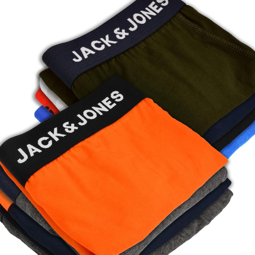 JACK&JONES Men's Boxer Shorts Multicolor JJ9926 Cotton Logo 8 Pack