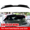 Универсальный черный спойлер на багажник автомобиля, заднее крыло, спойлер на крышу багажника из АБС-пластика, модификация, заднее крыло автомобиля, автомобильные аксессуары