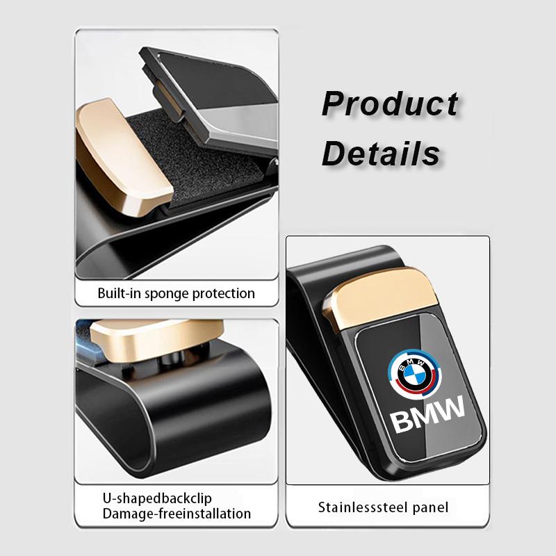 MLKB2 Car Sun Visor Sunglasses Holder Storage Glasses Clip Accessories For BMW M M2 M3 M4 M5 M6 E46 E90 E60 F30 E39 X1 X3 X4 X5