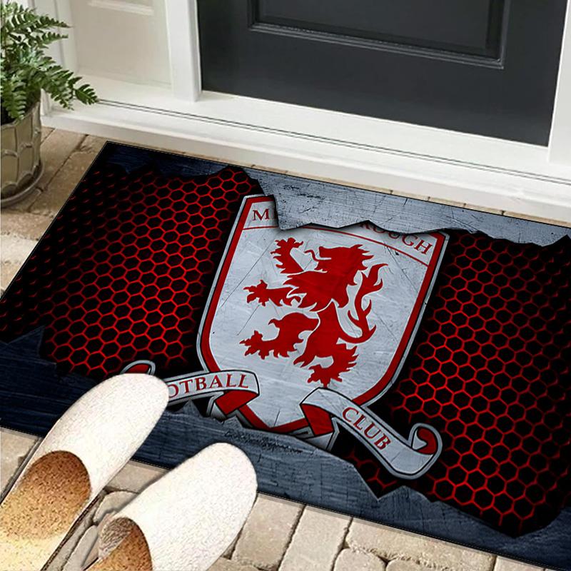 1PC rug Red Lion Football Club Carpet, Chair Rug,Area Rug for Office Bedroom living rooms bedroom, Doormat decor Christmas fan gifts