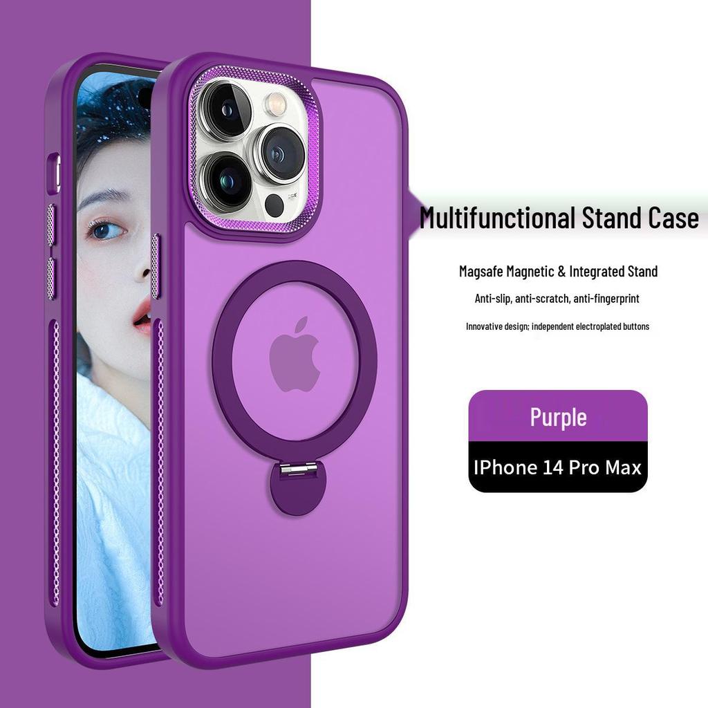 Чехол-подставка с магнитным креплением 360° для iPhone 17 Pro Max с системой охлаждения и защитой от падений по всей поверхности