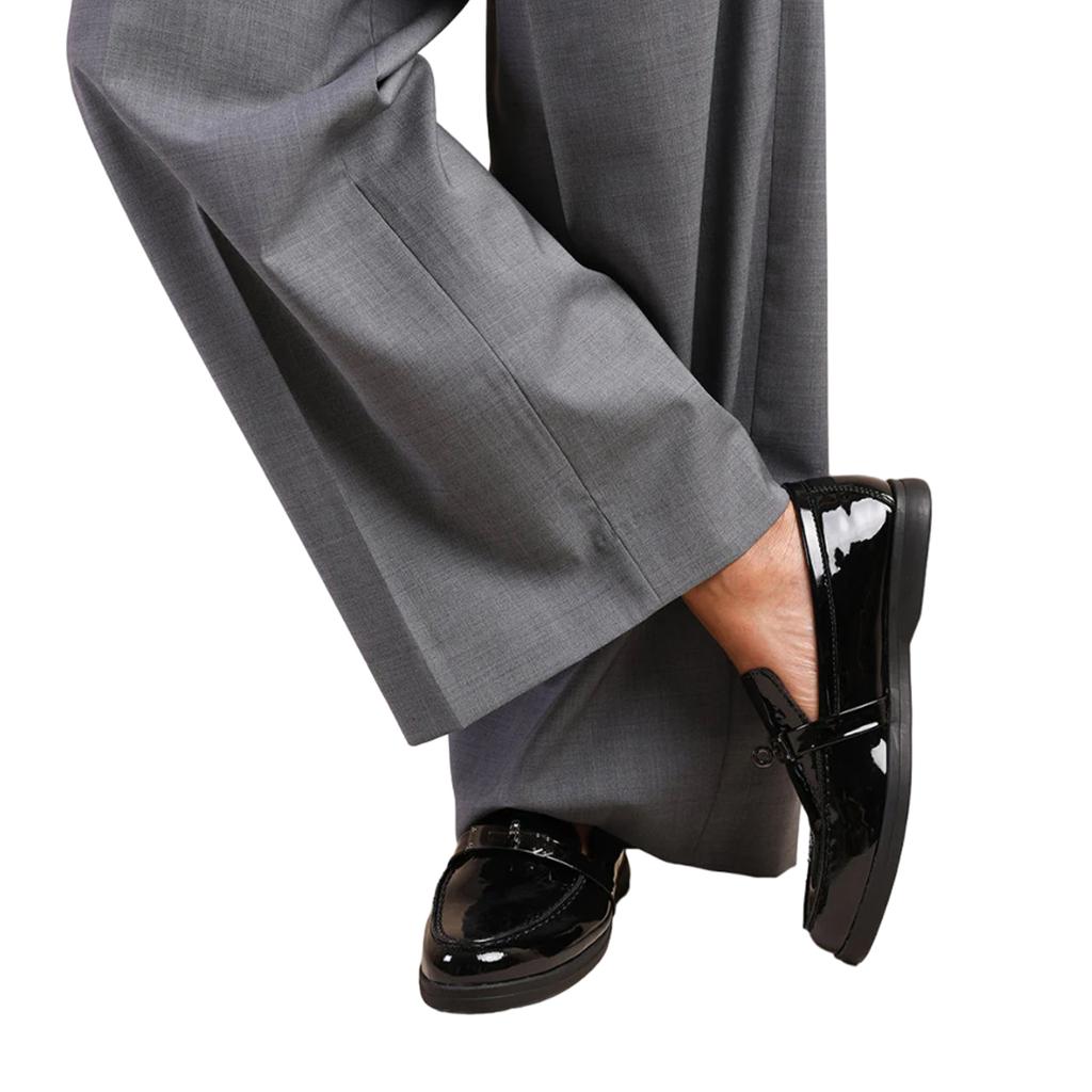 Where's That From Womens/Ladies Monaco Metal Detail Wide Loafers