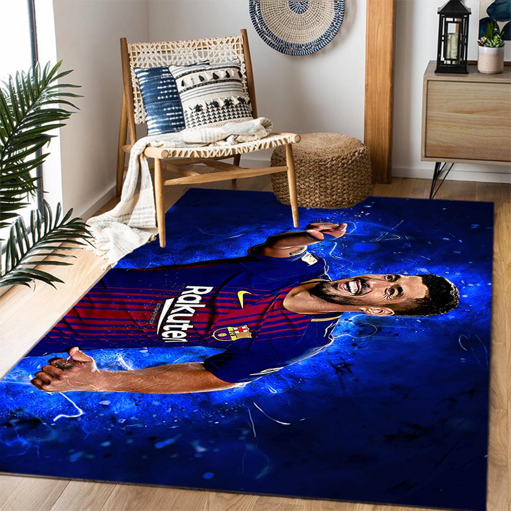 Ecuadorian Football Legend Floor Mat Perfect for Game Room Dormitory Kitchen Entryway Anti-slip Rug Anime Office Decor
